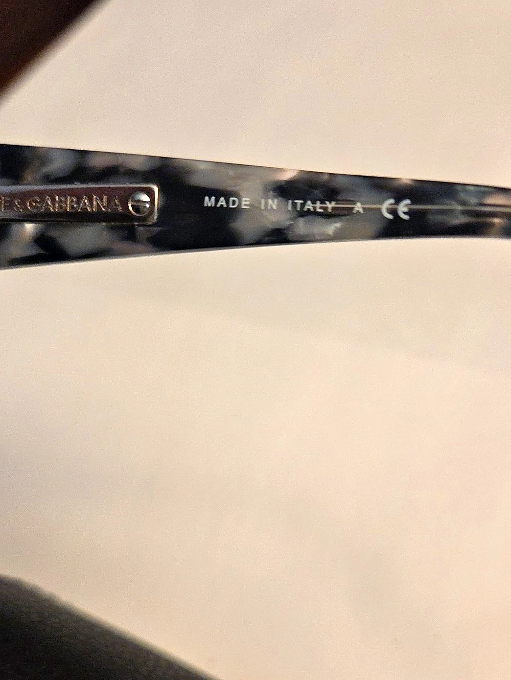 Dolce & Gabbana Madonna Women's Oversized Sunglasses in Black & Purple Like New - Picture 8 of 10